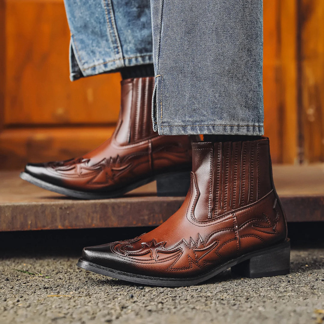 Phoenix | Western Ankle Boot