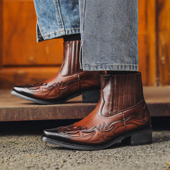 Phoenix | Western Ankle Boot