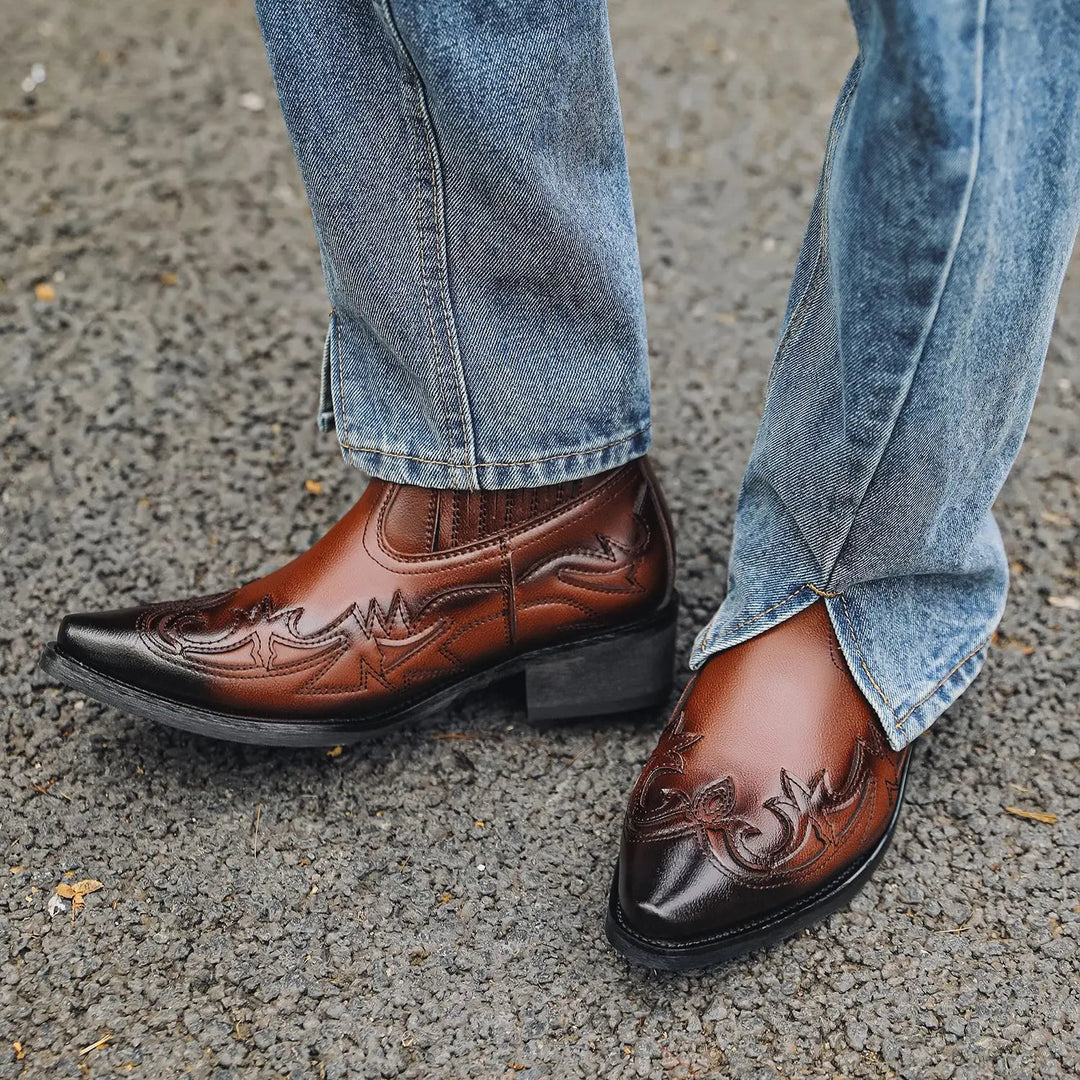 Phoenix | Western Ankle Boot