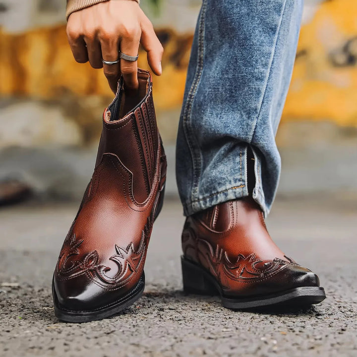 Phoenix | Western Ankle Boot