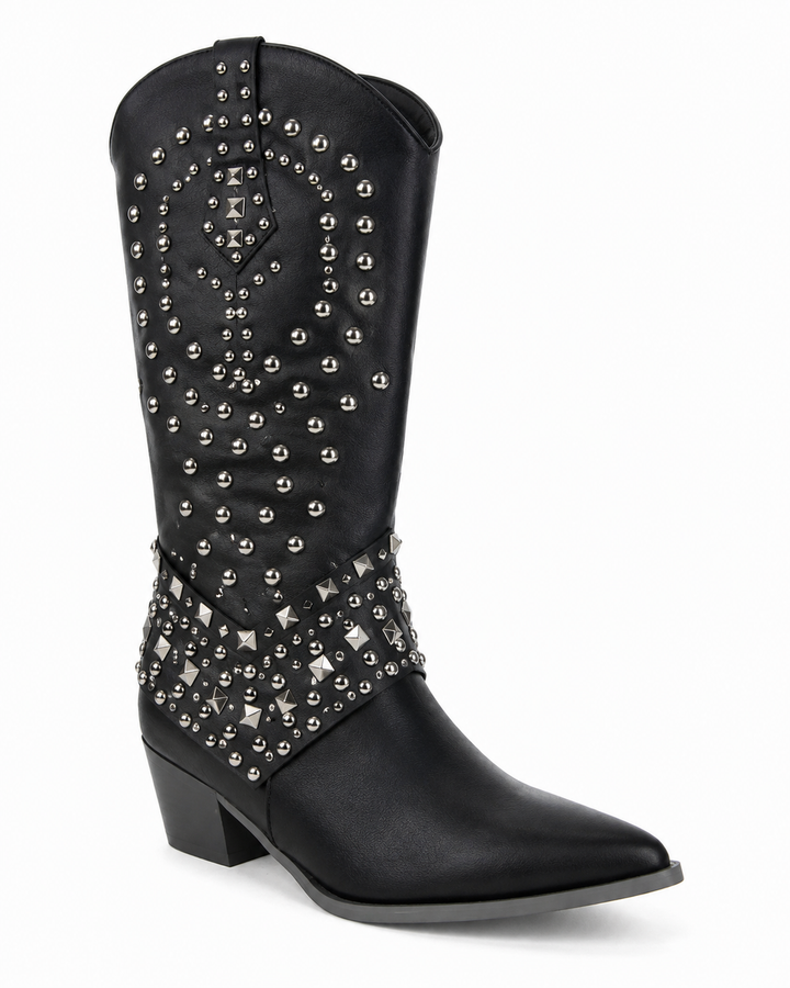 Fallon | Studded Western Boot