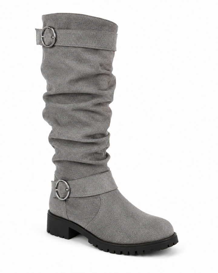 Tessa | Buckle Slouch Western Boot
