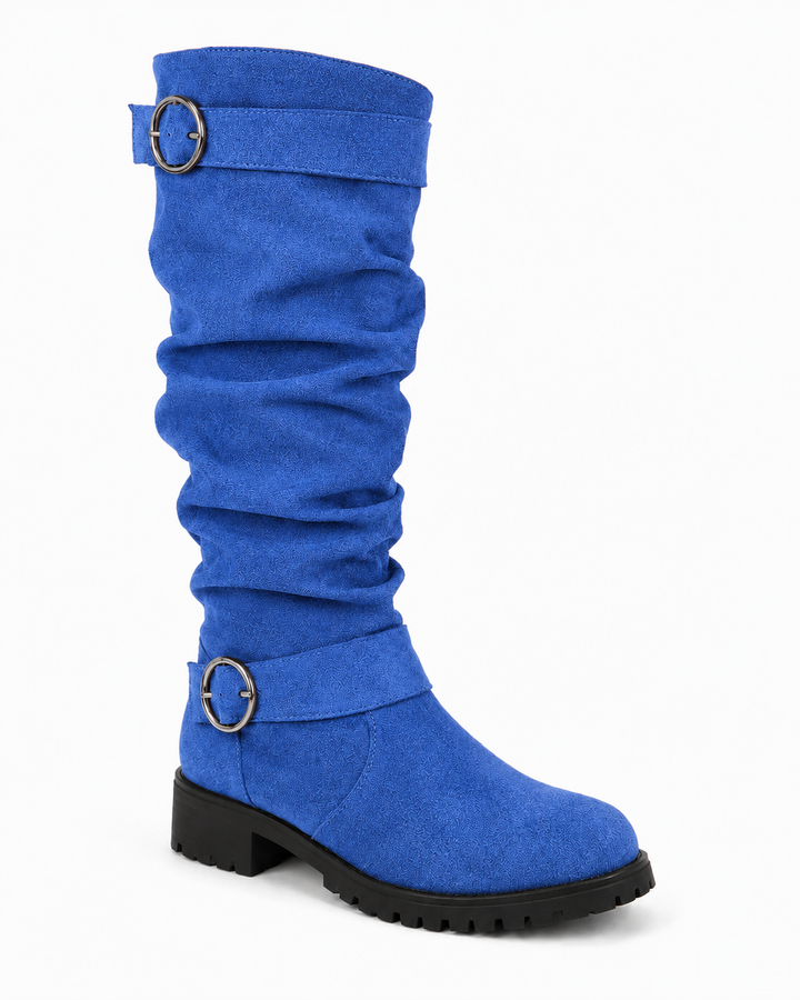 Tessa | Buckle Slouch Western Boot
