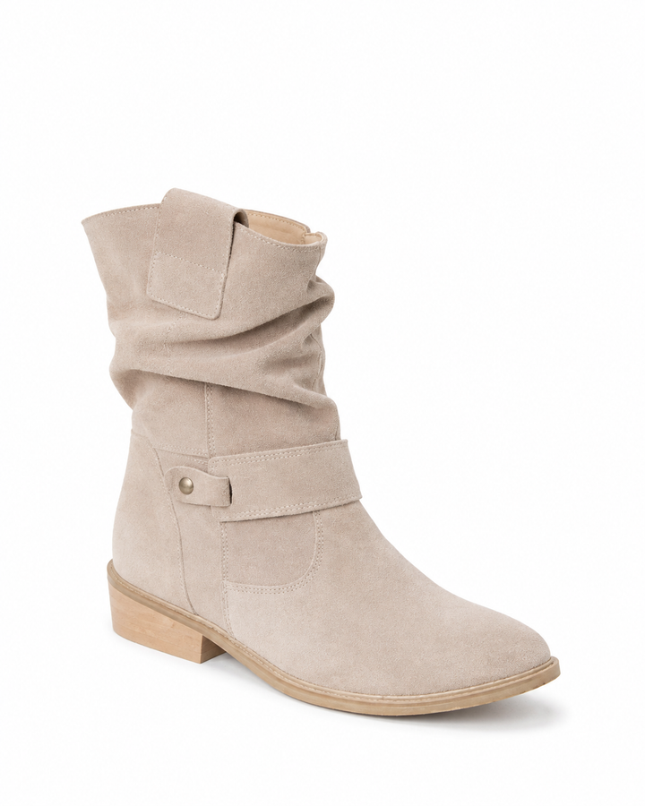 Marlowe | Buckle Western Ankle Boot