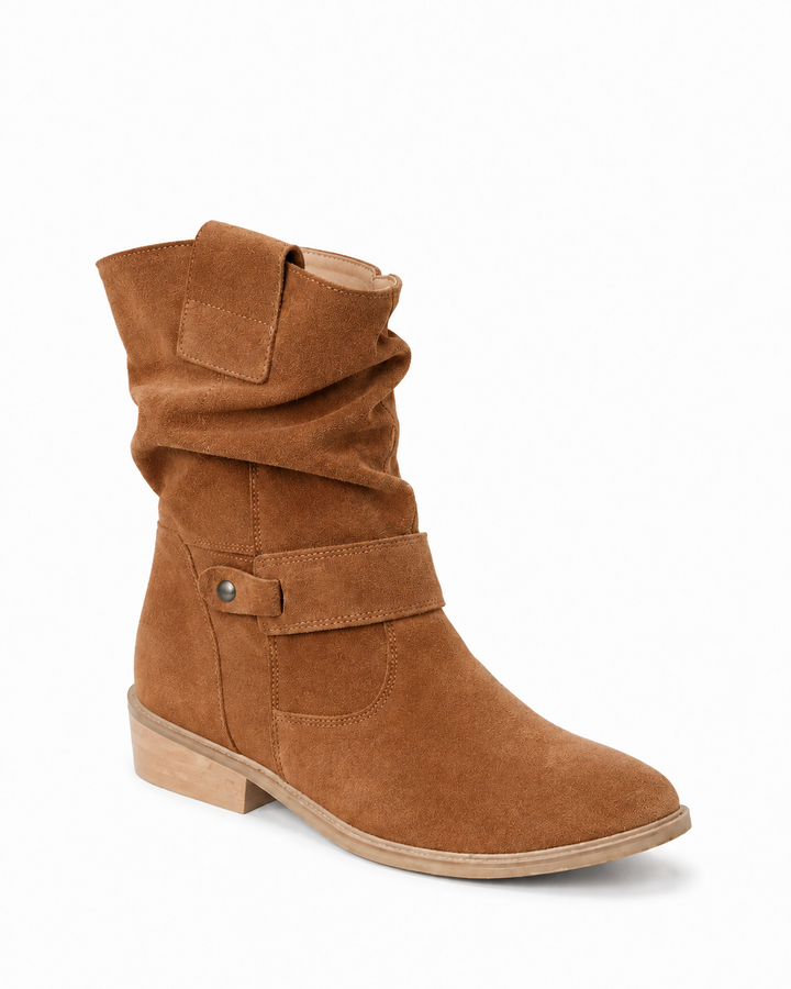 Marlowe | Buckle Western Ankle Boot