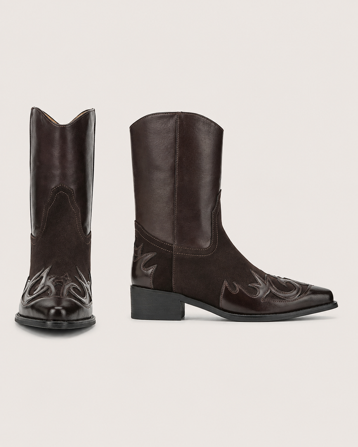 Briggs | Western Zip Ankle Boot