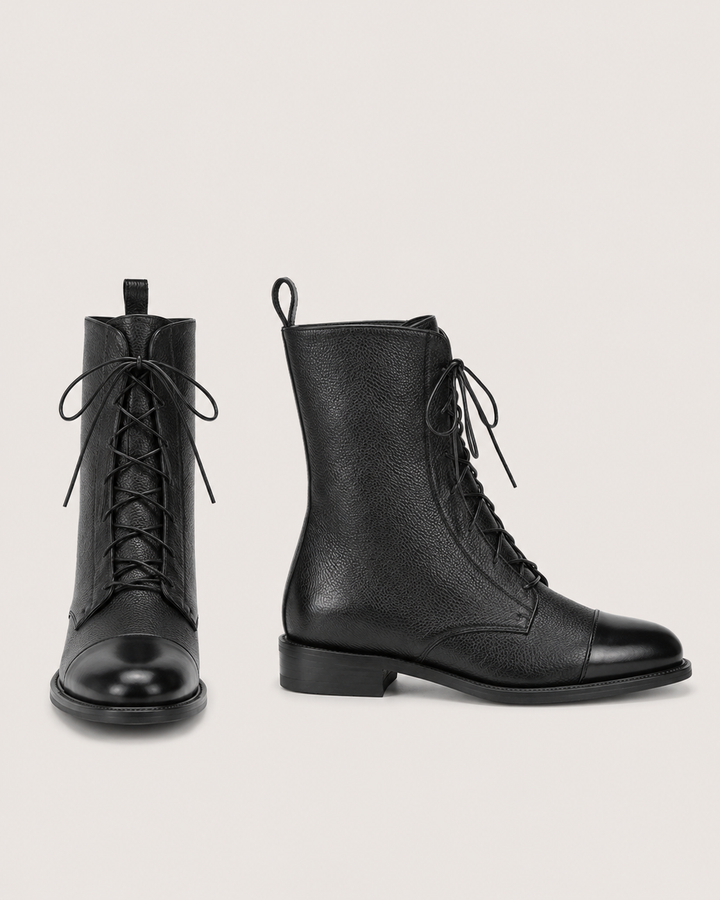 Blair | Lace-Up Western Ankle Boot