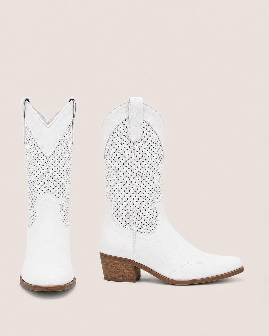 Willa | Perforated Western Boot