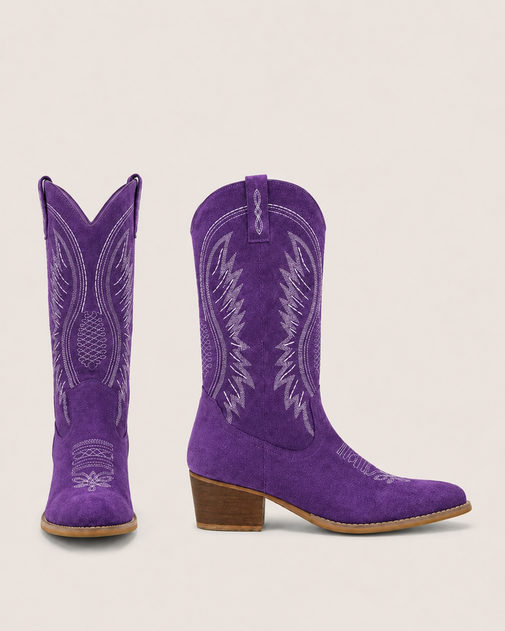 Georgia | Embroidered Western Boot