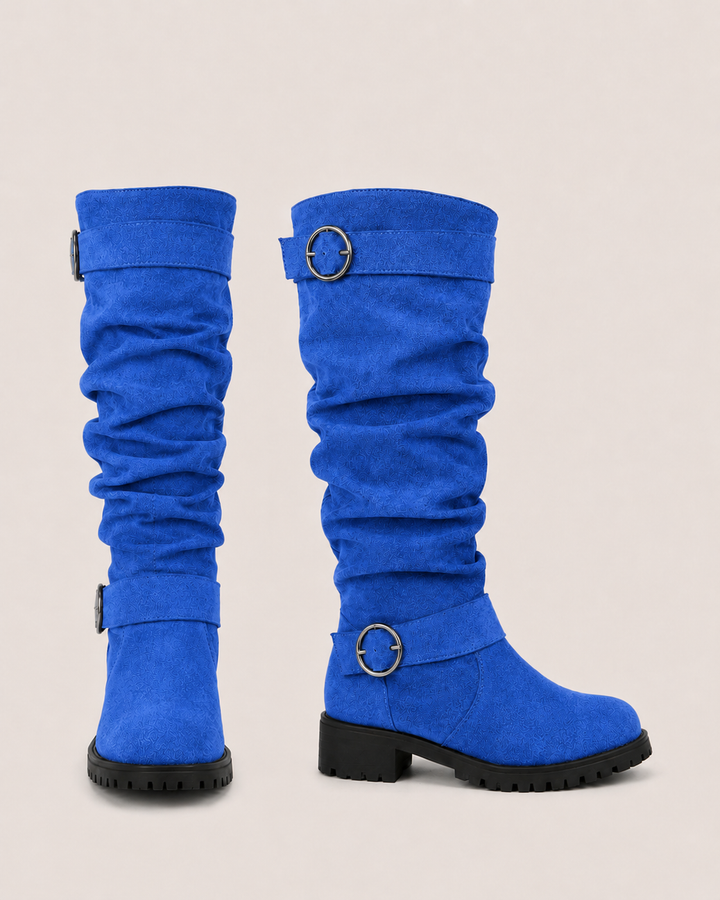 Tessa | Buckle Slouch Western Boot