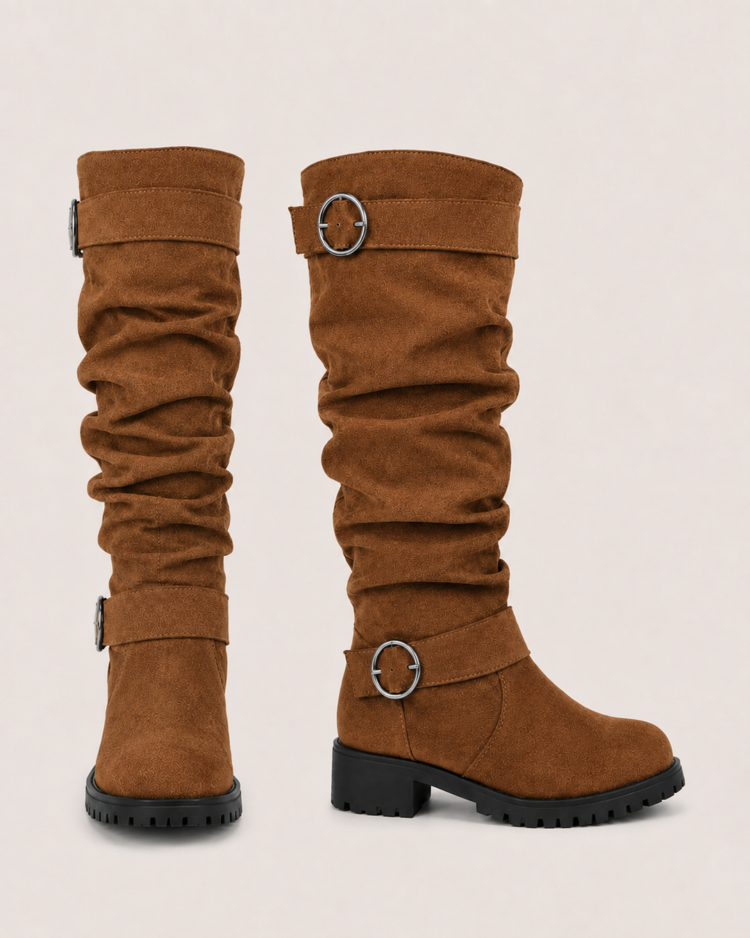 Tessa | Buckle Slouch Western Boot