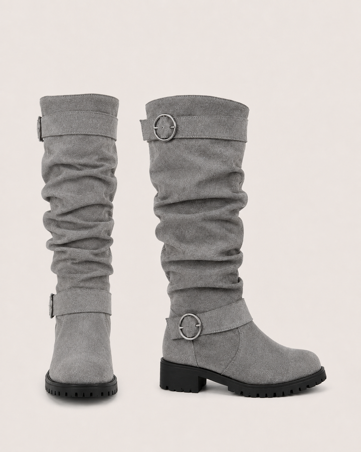 Tessa | Buckle Slouch Western Boot