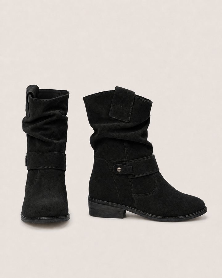 Marlowe | Buckle Western Ankle Boot