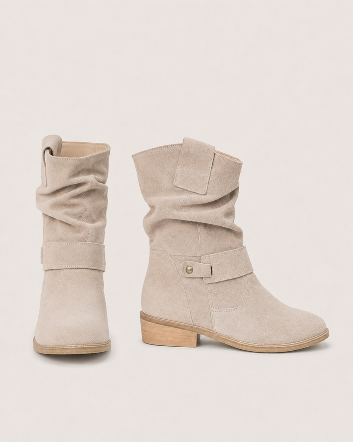 Marlowe | Buckle Western Ankle Boot