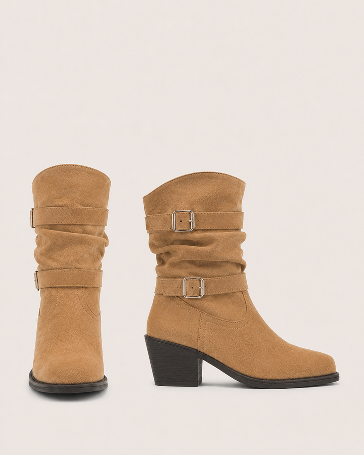 Piper | Buckle Slouch Western Boot