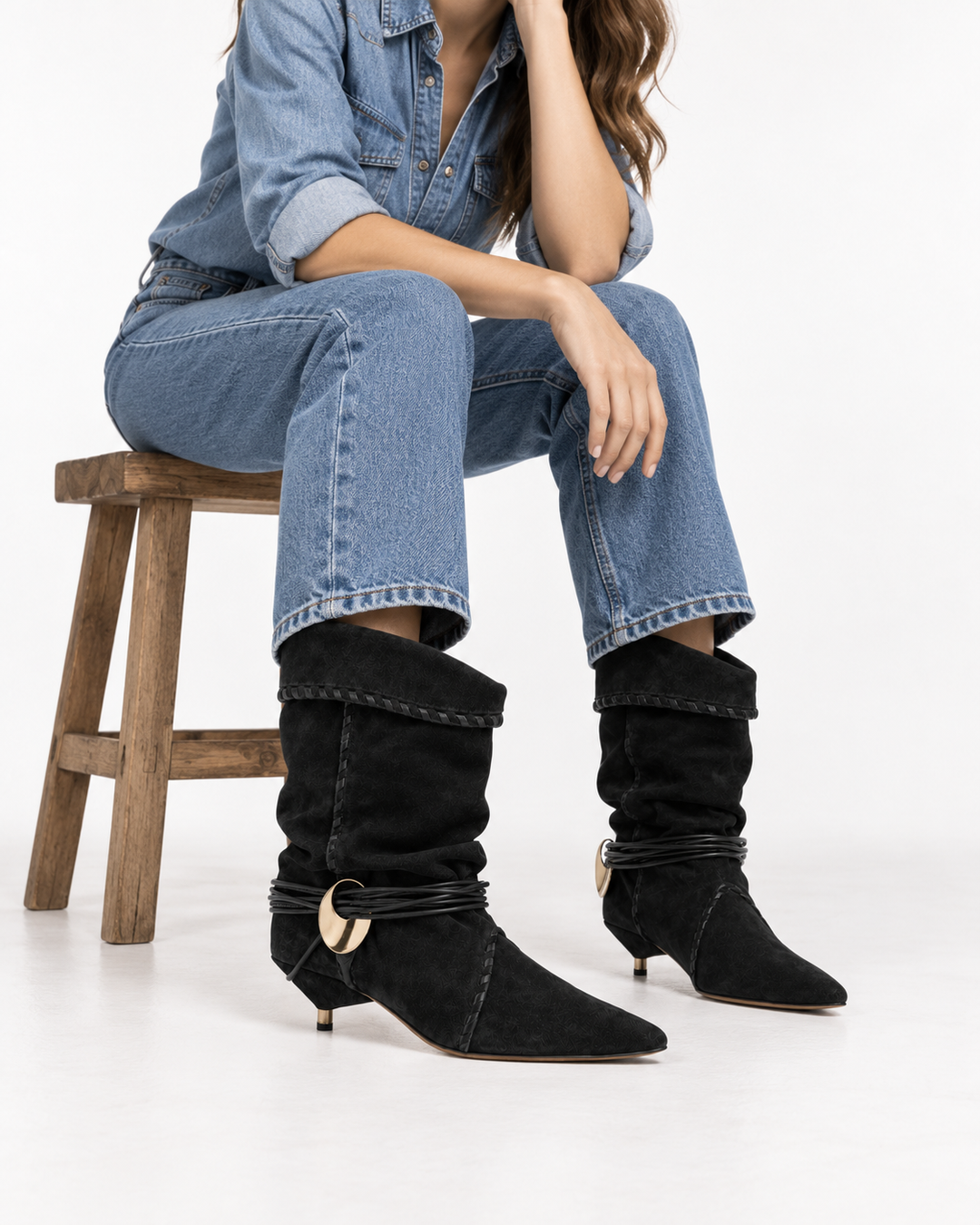 Sloane | Wrap Western Boot