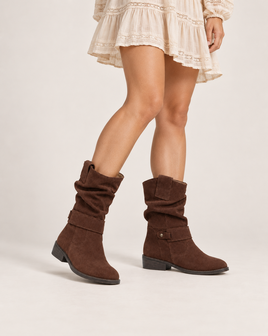Marlowe | Buckle Western Ankle Boot