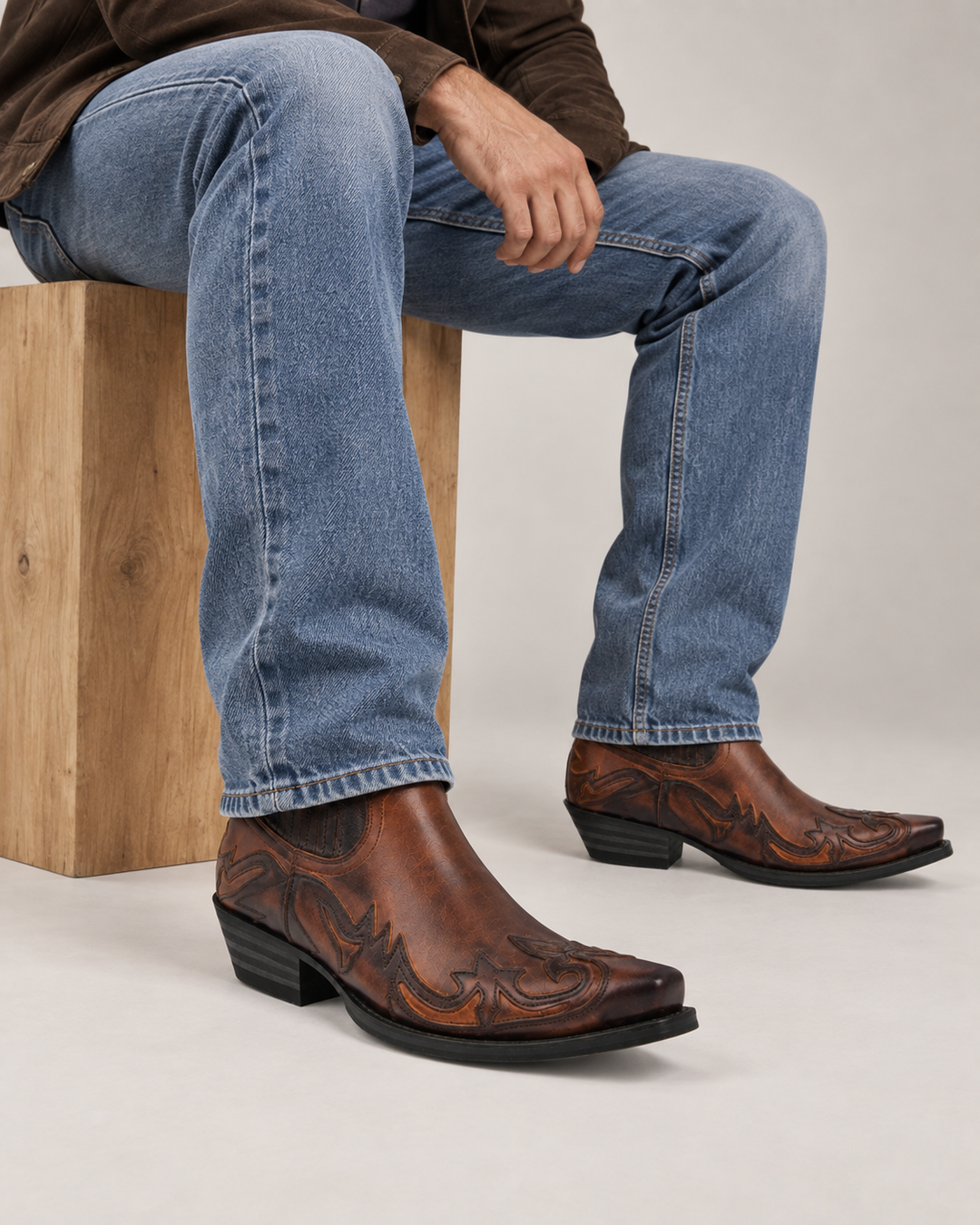 Phoenix | Western Ankle Boot