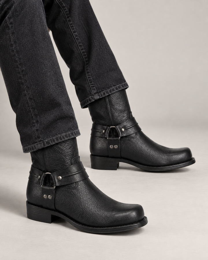 Rawlins | Distressed Harness Boot