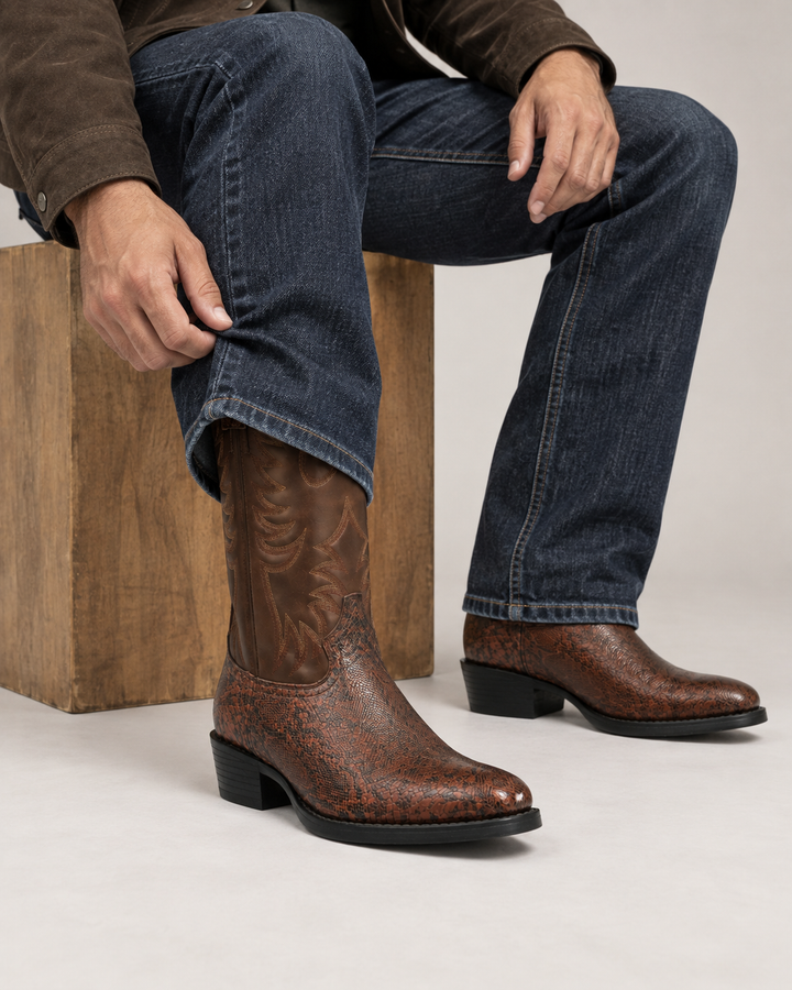Sterling | Textured Western Boot