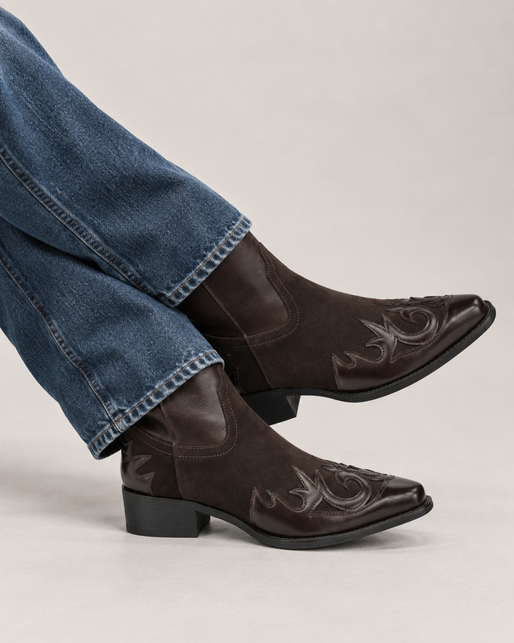 Briggs | Western Zip Ankle Boot