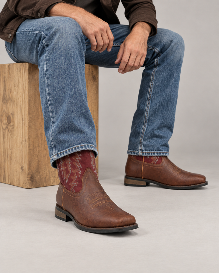 Dalton | Two-Tone Western Boot