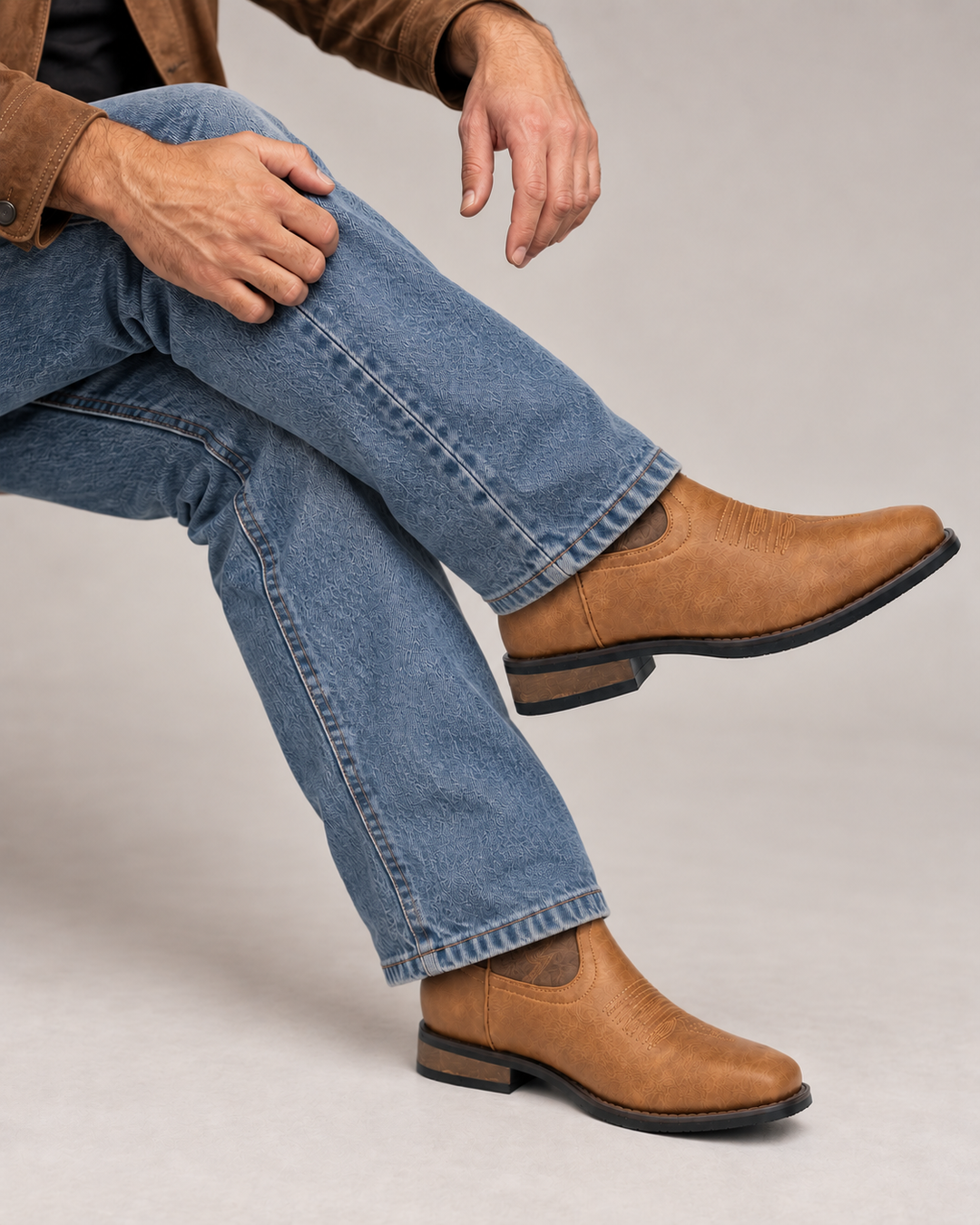 Dalton | Two-Tone Western Boot