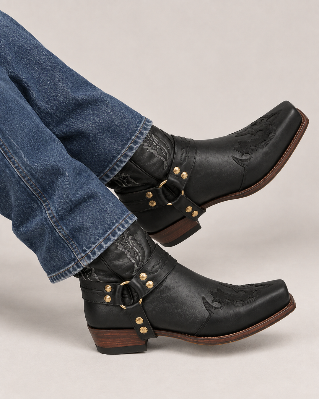 Boone | Harness Western Boot