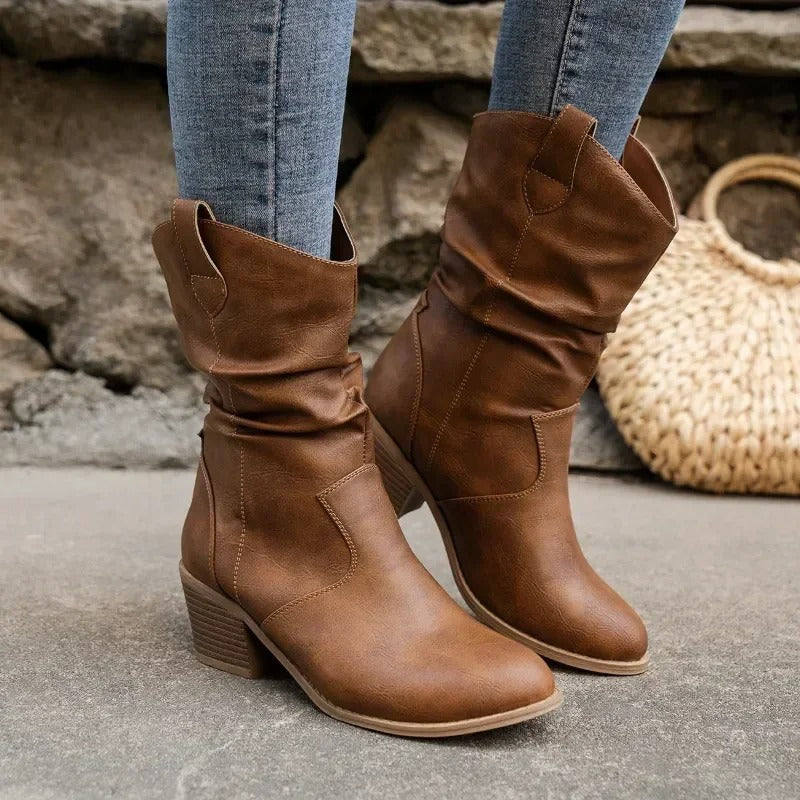 Hadley | Classic Slouch Western Boot