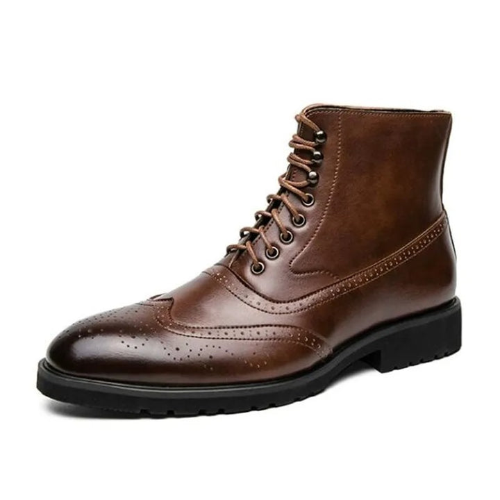 Hawthorne | Brogue Lace-Up Ankle Boot